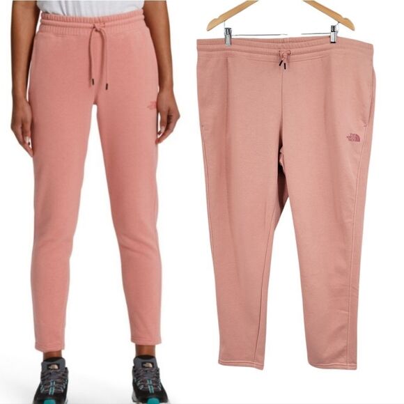The North Face Half Dome Crop Joggers Women's Plus Size 3X / XXXL Rose Dawn - Picture 1 of 13